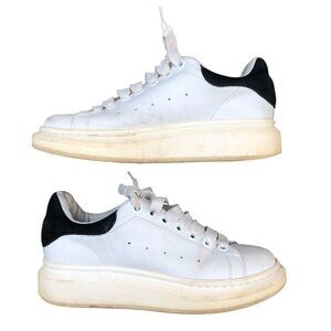 Alexander Mcqueen White & Black Oversized Sneakers Size 8